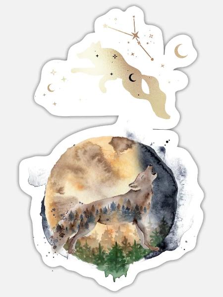 - Sticker - white matte