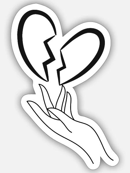  - Sticker - white matte