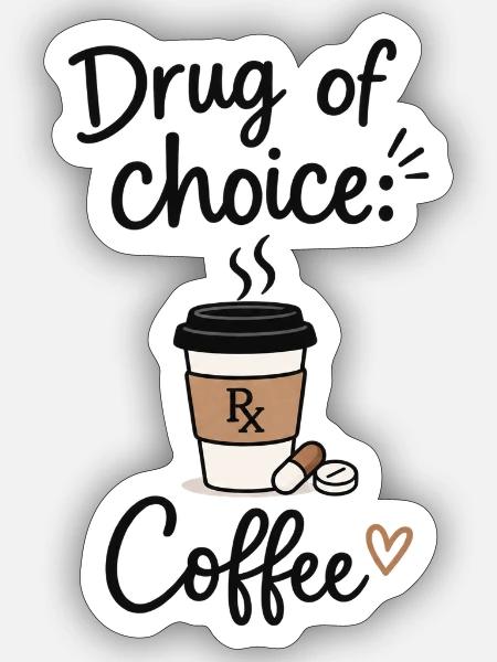 - Sticker - white matte