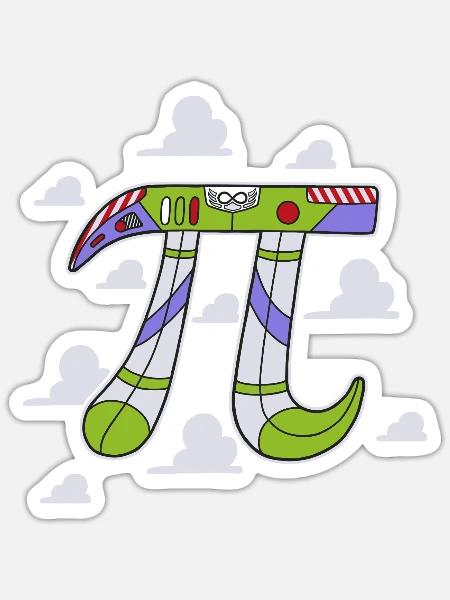 pi day - Sticker - white matte