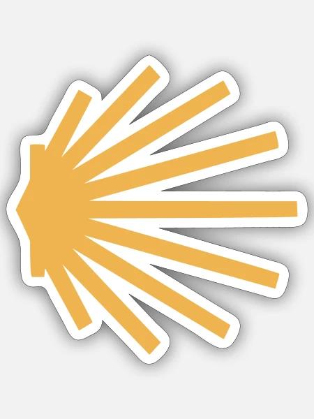 Way of St James - Sticker - white matte