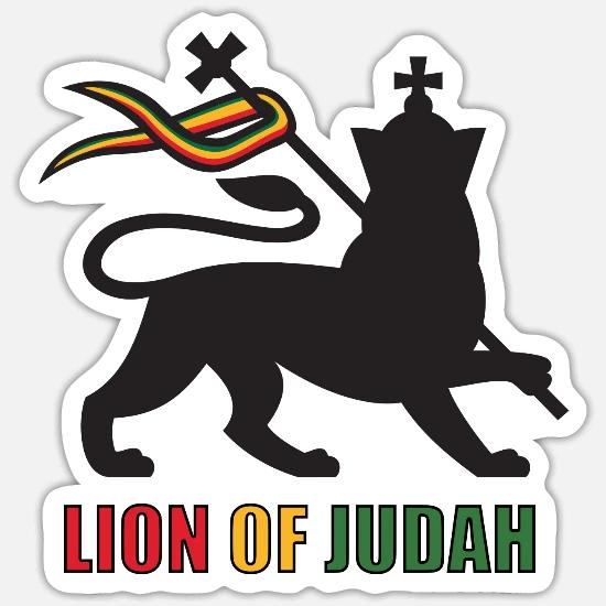 Multicolor Vinyl Sticker Rasta Reggae Car Sticker Decal - JAH Lion Of ...