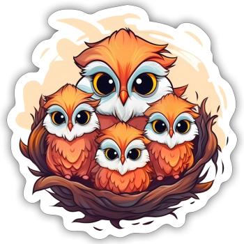 Guardians of the Night - Sticker - white matte - Front