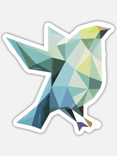  - Sticker - white matte