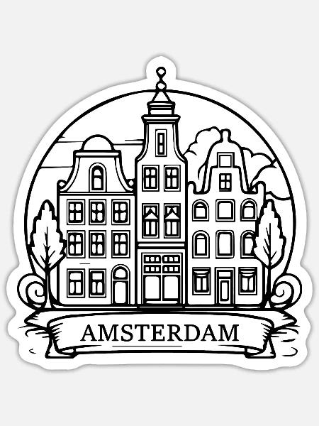 - Sticker - white matte