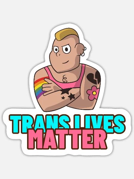 - Sticker - white matte