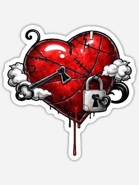 - Sticker - white matte