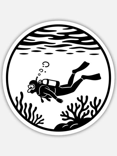 - Sticker - white matte