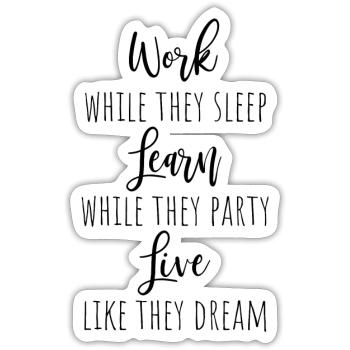 Motivational Quotes - Sticker - white matte - Front