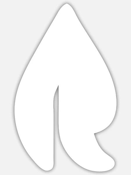 - Sticker - white matte