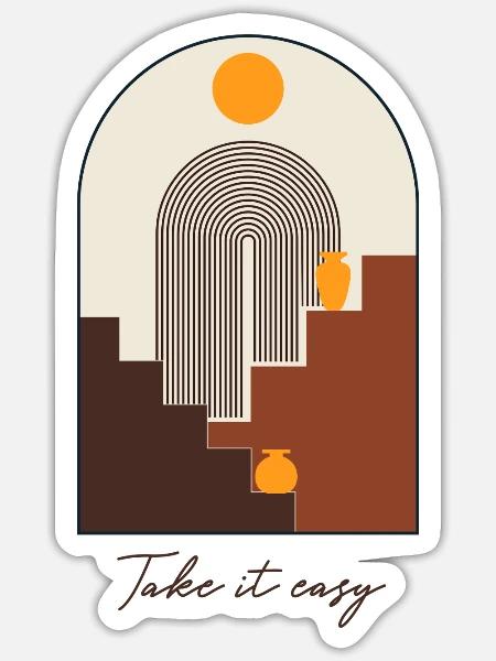 - Sticker - white matte