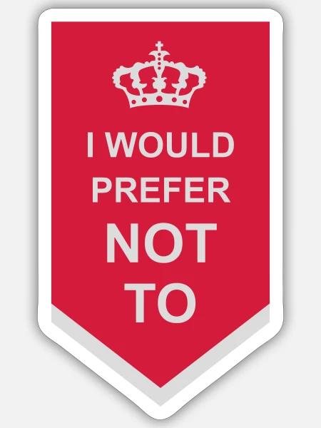  - Sticker - white matte