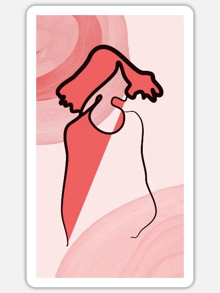 - Sticker - white matte