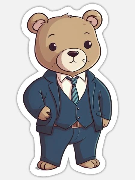  - Sticker - white matte