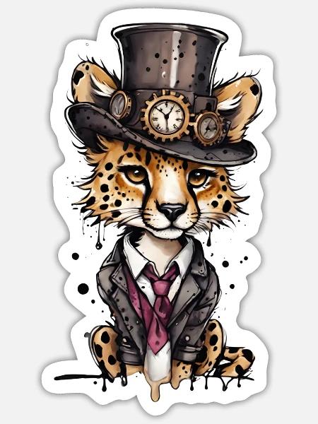 - Sticker - white matte