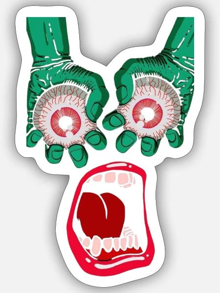 - Sticker - white matte