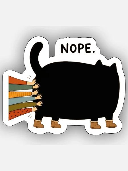 - Sticker - white matte