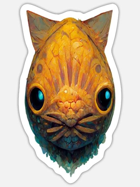  - Sticker - white matte