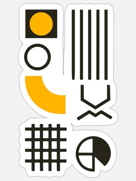 - Sticker - white matte