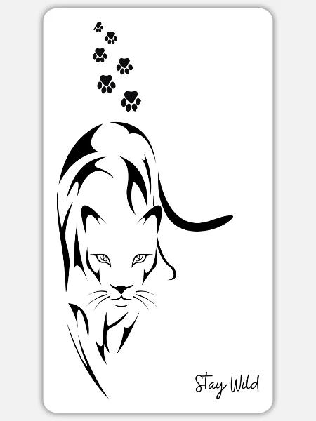 Stay Wild - Sticker - white matte