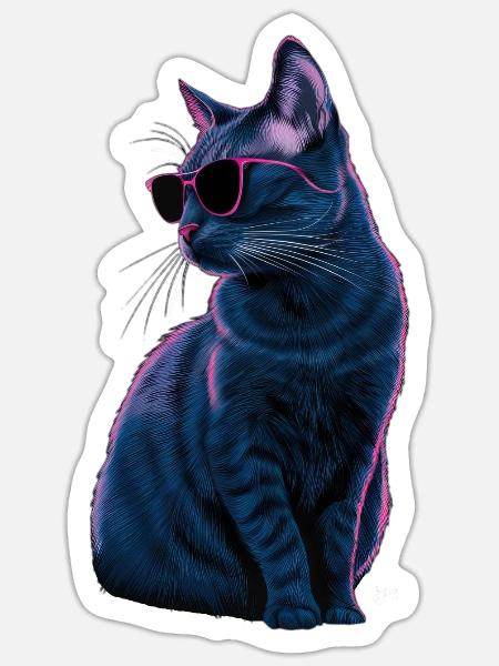 - Sticker - white matte