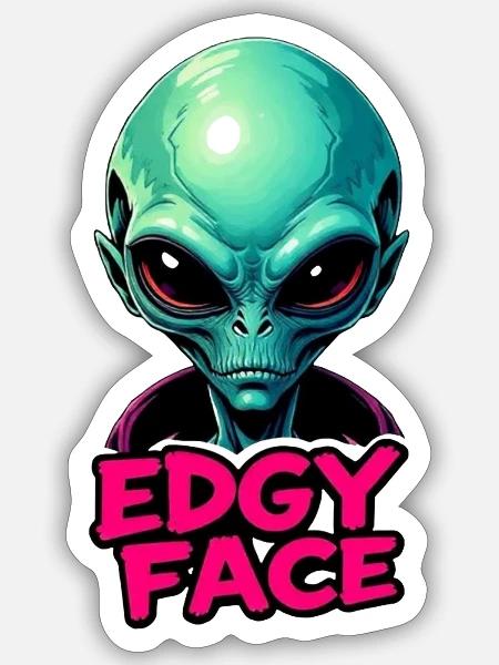  - Sticker - white matte