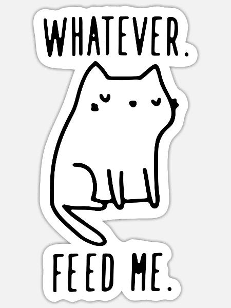  - Sticker - white matte