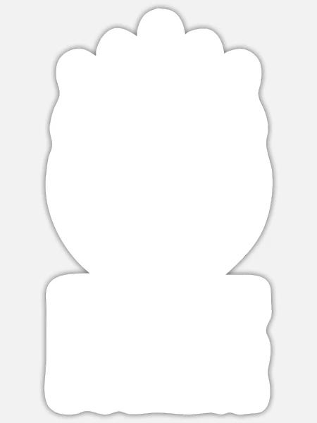 Funny Bowling - Sticker - white matte