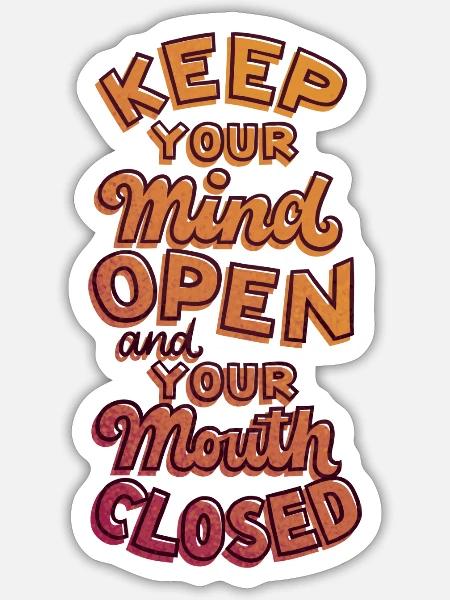 - Sticker - white matte