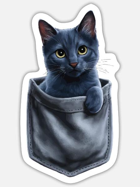 - Sticker - white matte