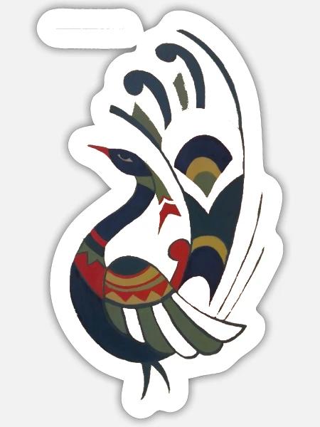 - Sticker - white matte