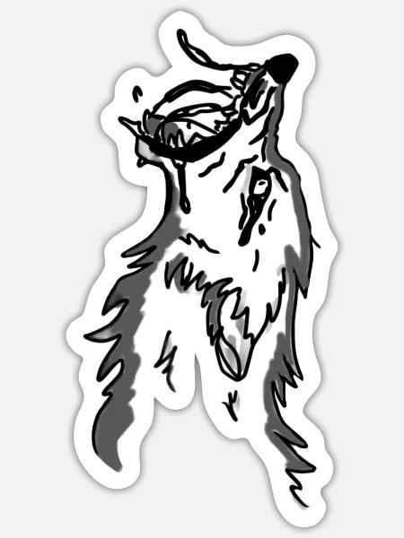 - Sticker - white matte
