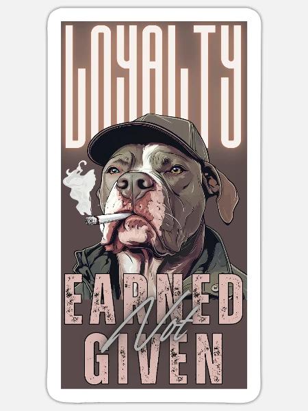 - Sticker - white matte
