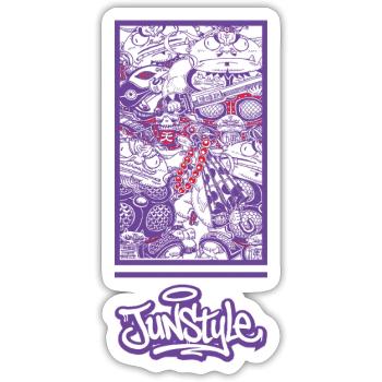 JunStyle Four Heavenly Kings Character 05 - Sticker - white matte - Front