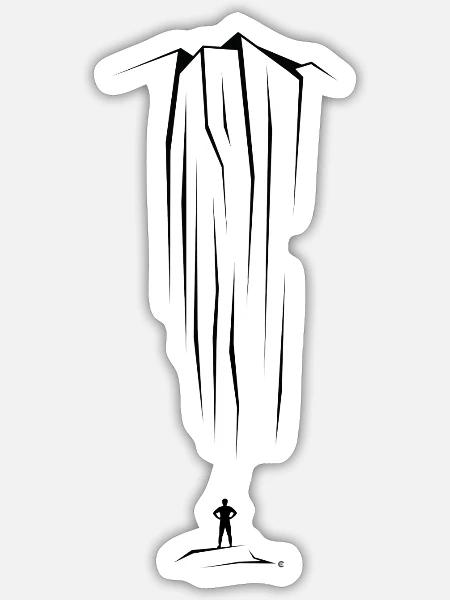  - Sticker - white matte