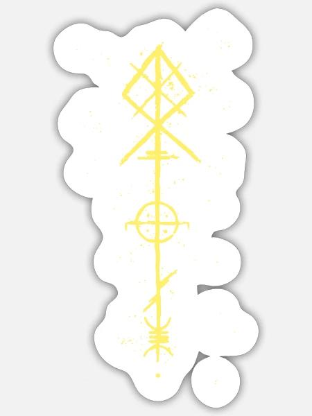 Rune Viking Symbols - Sticker - white matte