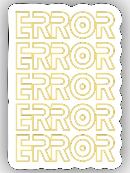 - Sticker - white matte
