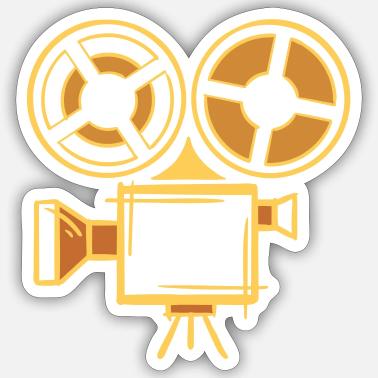 old movie camera drawing
