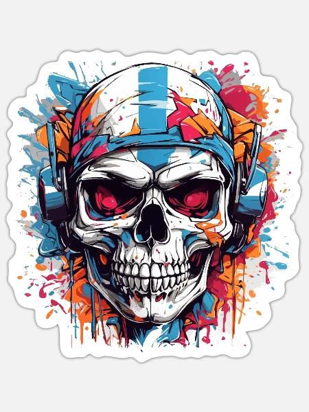 - Sticker - white matte