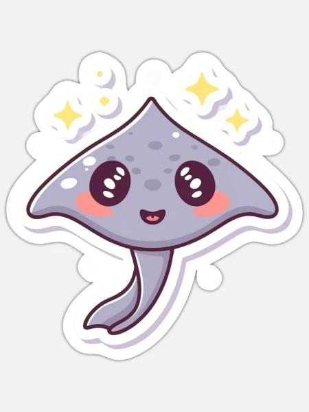 - Sticker - white matte
