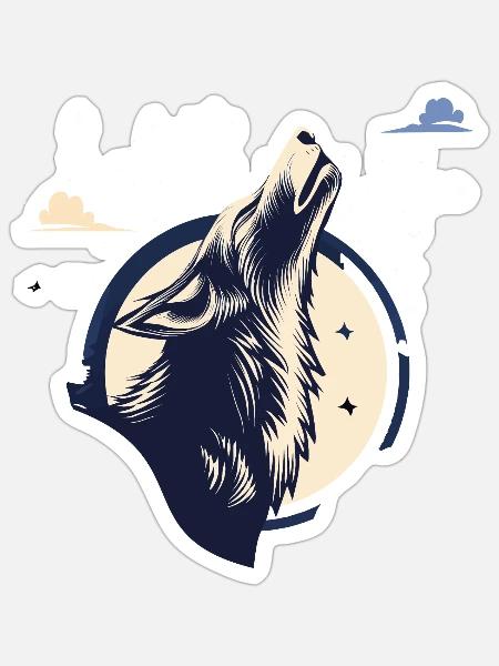 - Sticker - white matte
