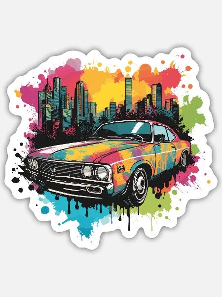 - Sticker - white matte