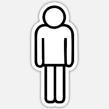Man Logo Sticker