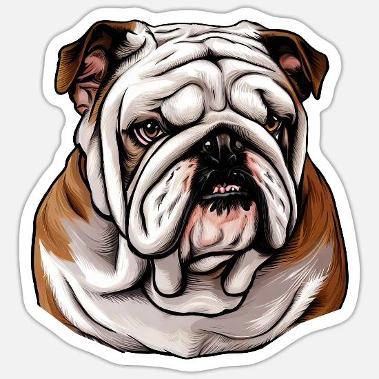 british bulldog drawing