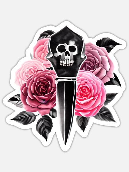 - Sticker - white matte