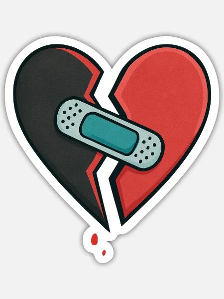 - Sticker - white matte