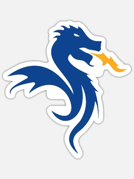 FC Porto Dragon - Sticker - white matte