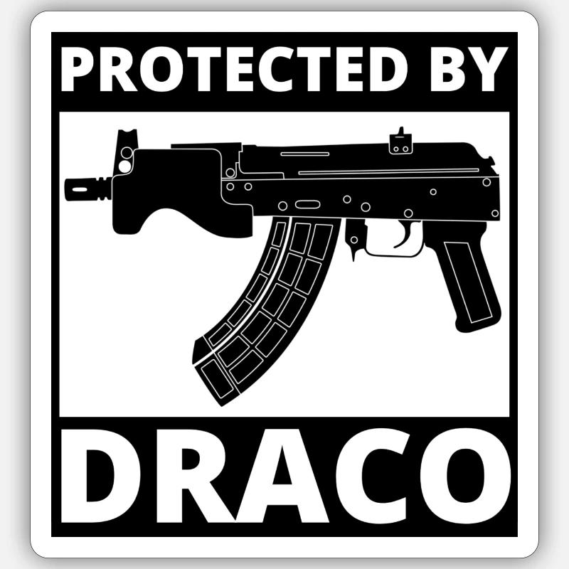 PROTECTED BY DRACO' Sticker | Spreadshirt