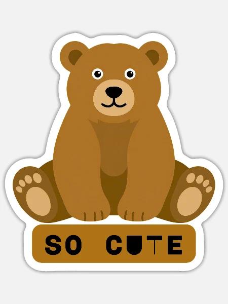 - Sticker - white matte