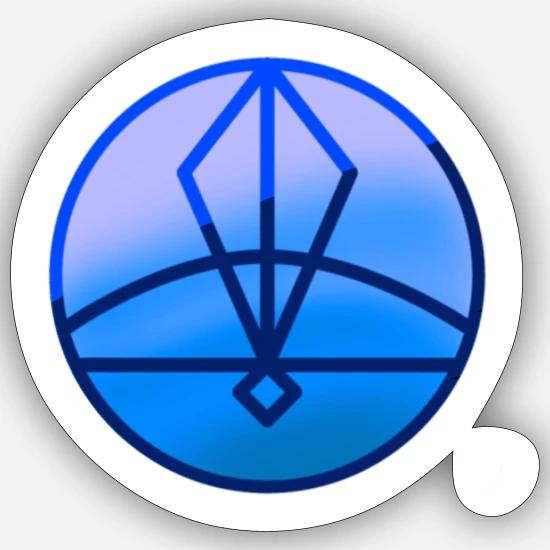 Ice Glyph from owl house' Sticker | Spreadshirt